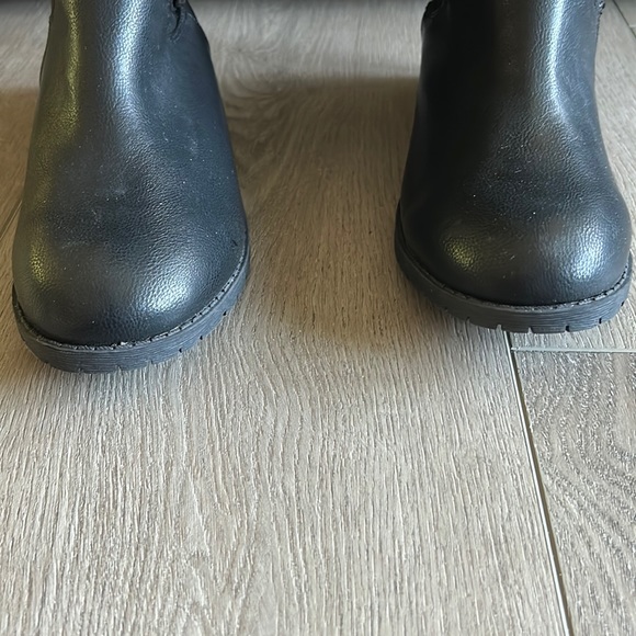 COMFORTVIEW The Milan Tall WIDE-CALF Faux Leather Boot Sz 8 1/2 Wide Black - Picture 2 of 13